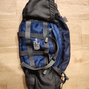 The North Face Men's Blue and Black Bag